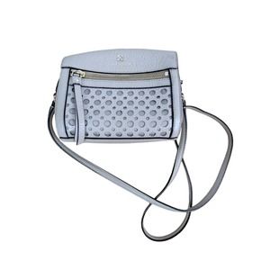 KATE SPADE Perri Lane Looloo Bubbles Crossbody Shoulder Leather Bag Beige